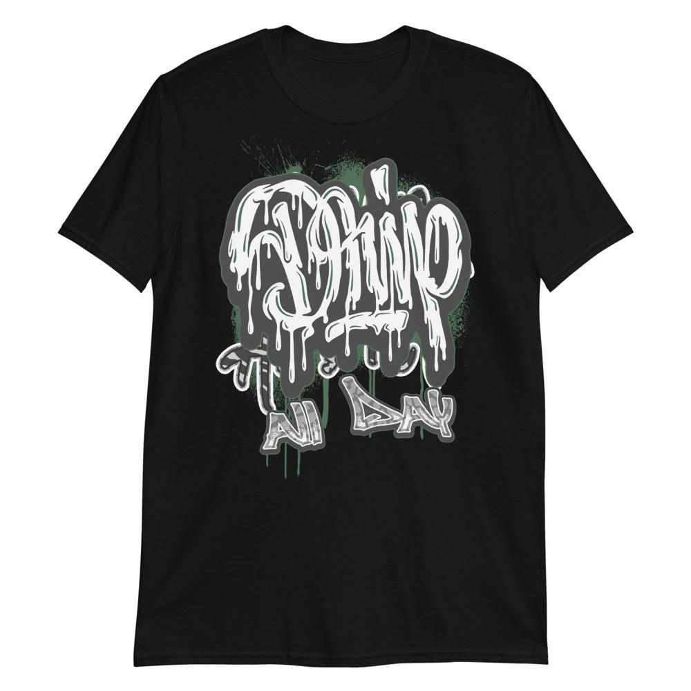 3s Pine Green Shirt Drip All Day