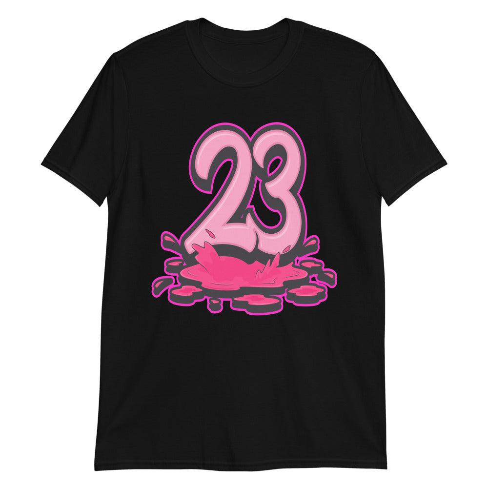 14s Low Shocking Pink Shirt 23 Melting - Sneaker Shirts Outlet