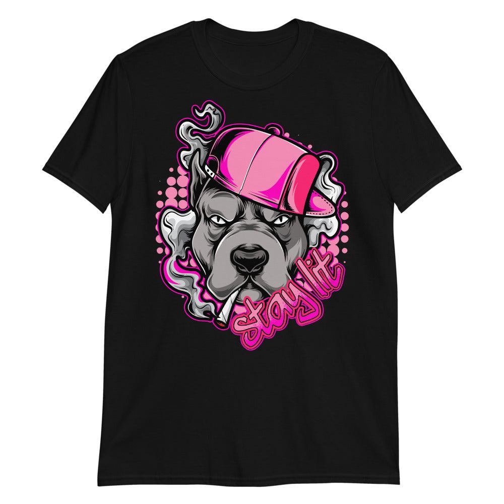 14s Low Shocking Pink Shirt Stay Lit