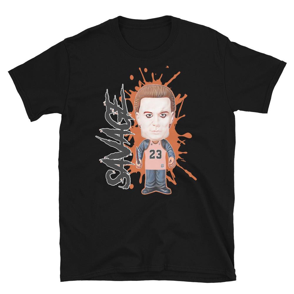 Air Jordan 1s Mid Orange Black Shirt – Savage - Sneaker Shirts Outlet