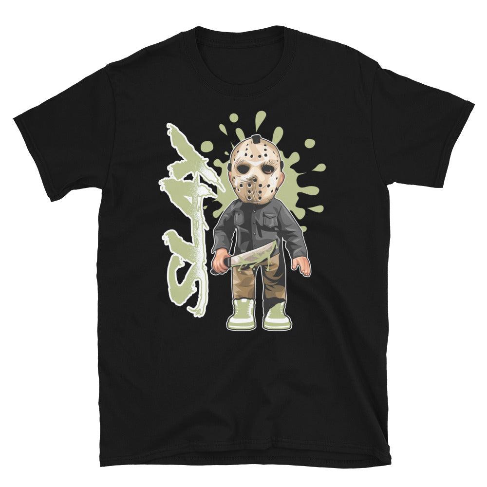 1 Mid Green Python Shirt Slay - Sneaker Shirts Outlet