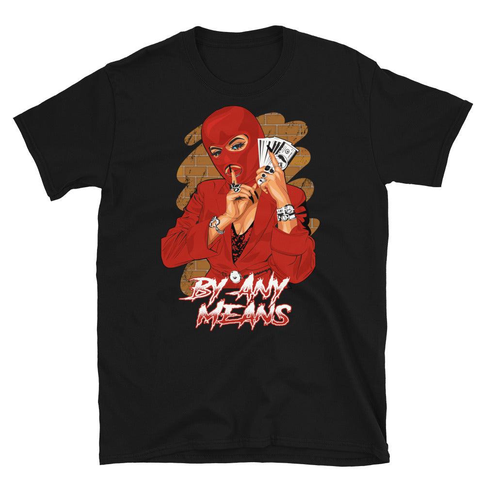 Nike Dunk High White Picante Red - By Any Means - Sneaker Shirts Outlet