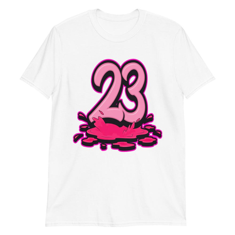 14s Low Shocking Pink Shirt 23 Melting - Sneaker Shirts Outlet