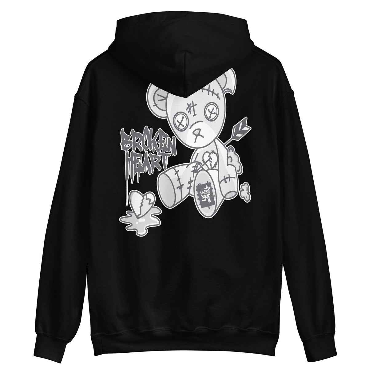 High Stealth 1s DopeStar Hoodie Broken Heart Bear - Sneaker Shirts Outlet