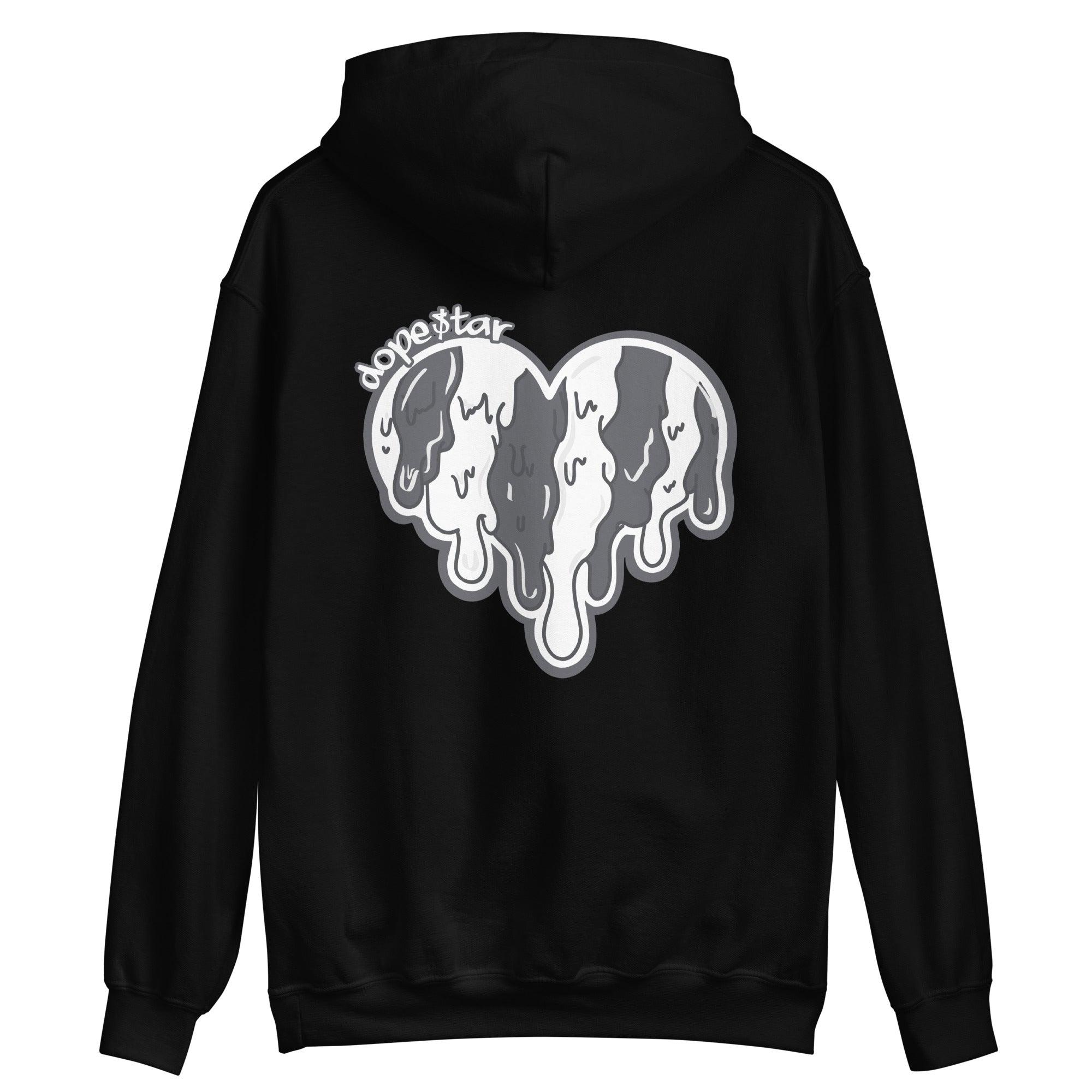 High Stealth 1s DopeStar Hoodie Dripping Heart - Sneaker Shirts Outlet