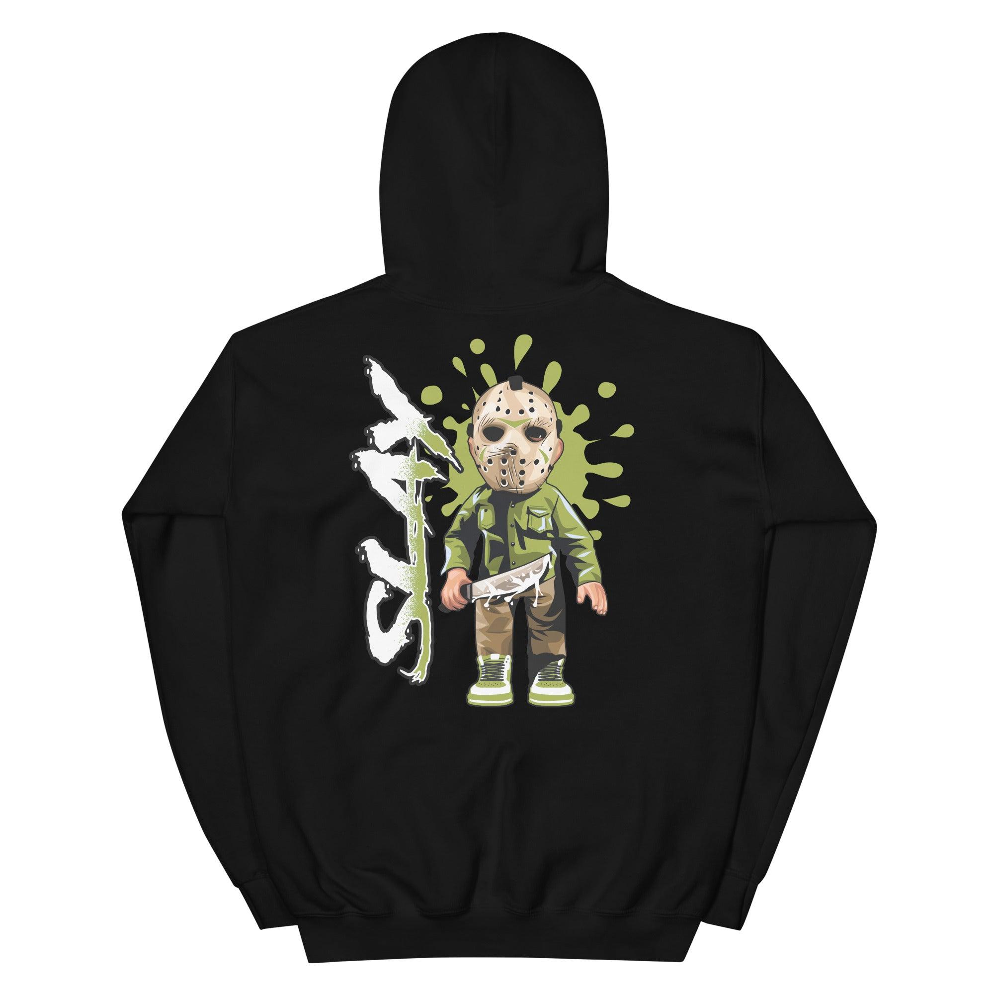 Snakeskin Vivid Green 1s DopeStar Hoodie Slay - Sneaker Shirts Outlet