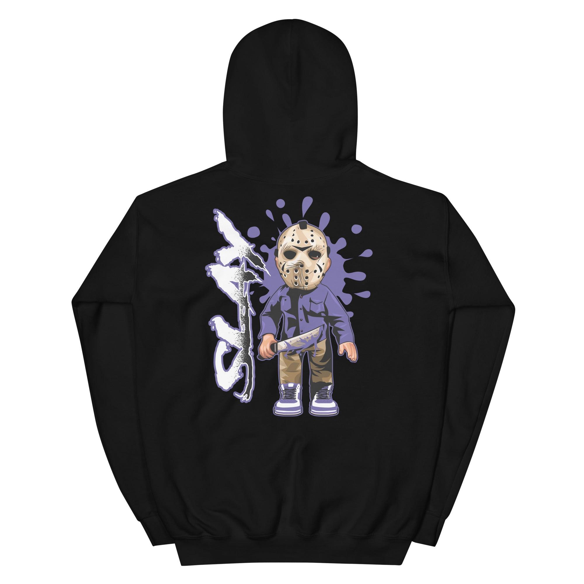 1 Mid White Black Purple Hoodie Slay - Sneaker Shirts Outlet