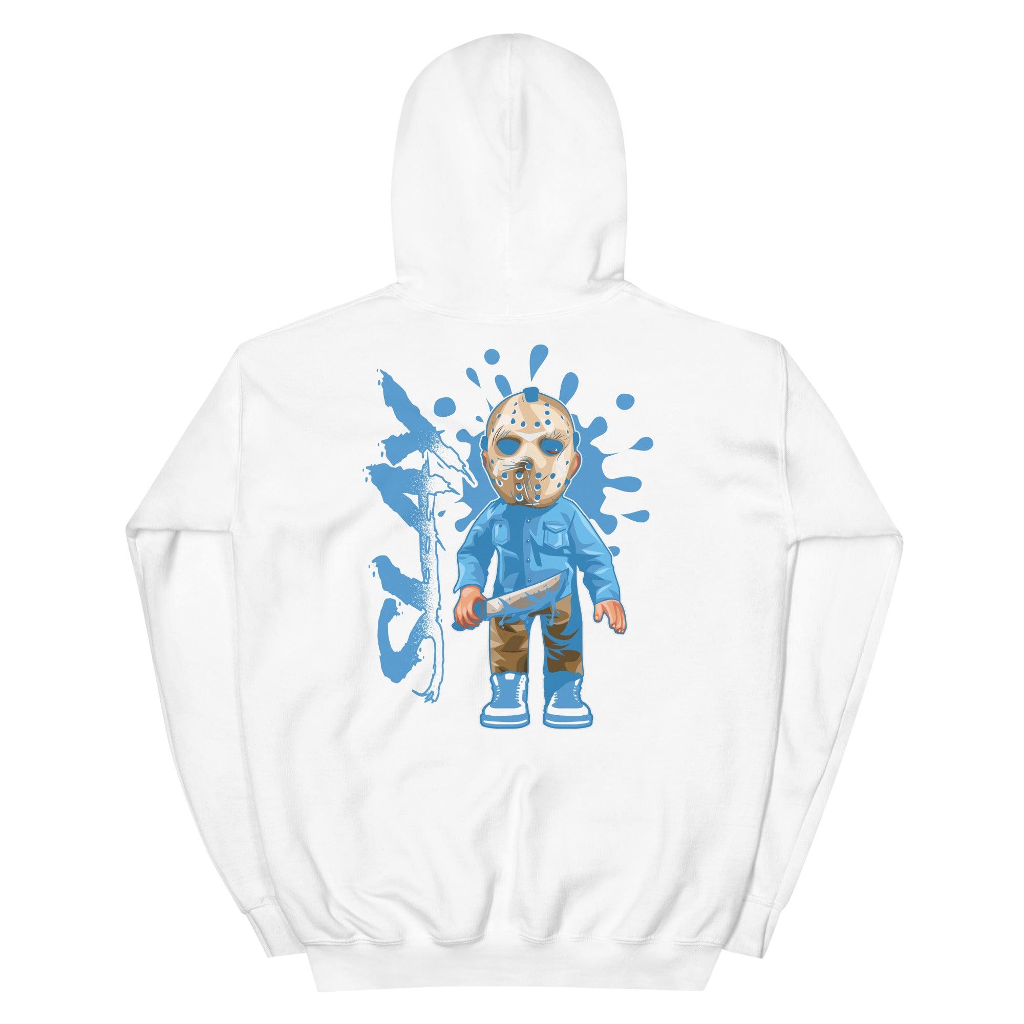 NIKE Air Force 1 High White University Blue Hoodie Slay - Sneaker Shirts Outlet