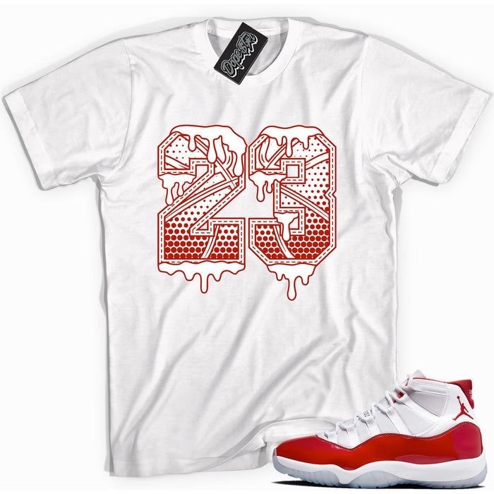 Number 23 Ball Shirt Air Jordan 11 Cherry photo