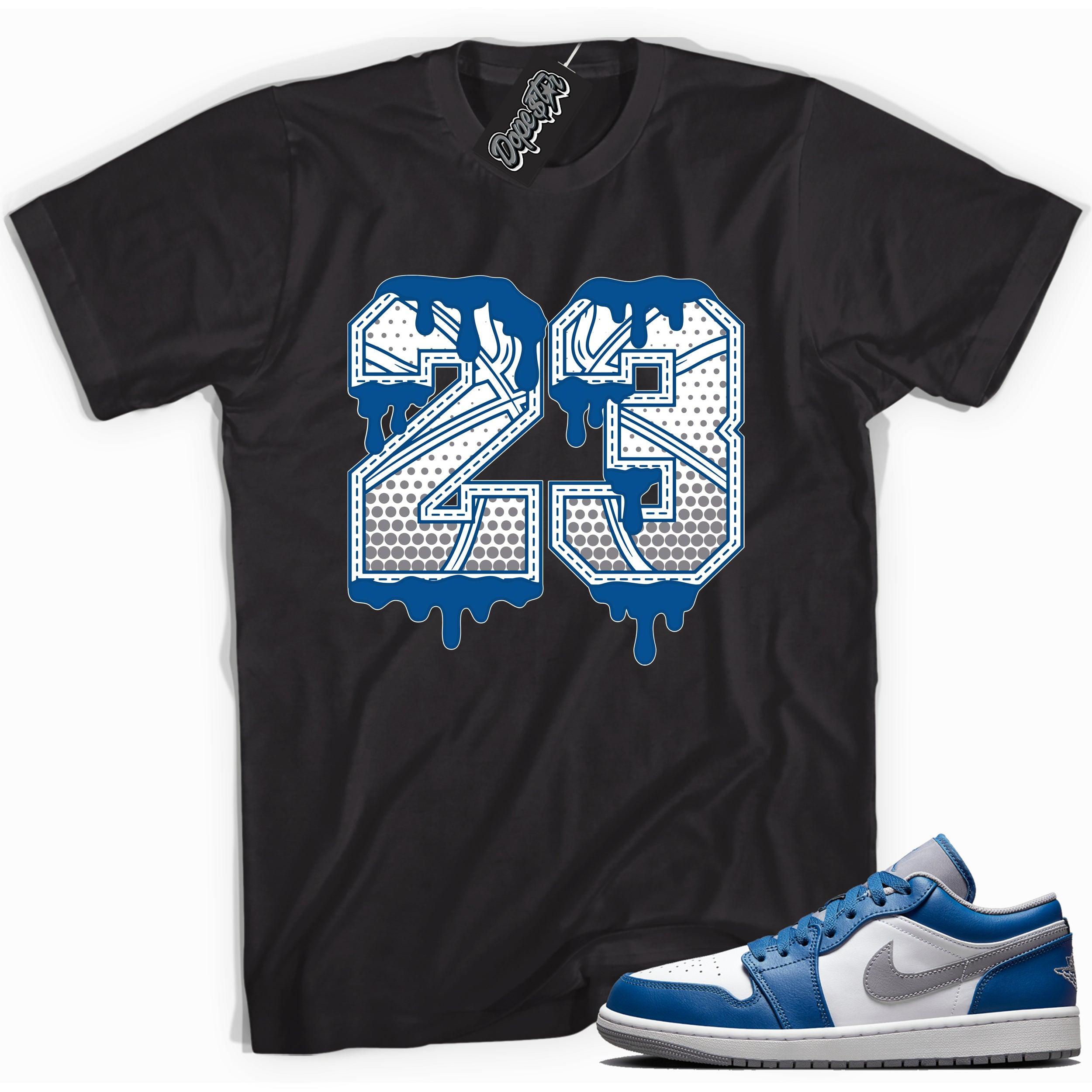 Number 23 Ball Shirt AJ 1 Low True Blue photo