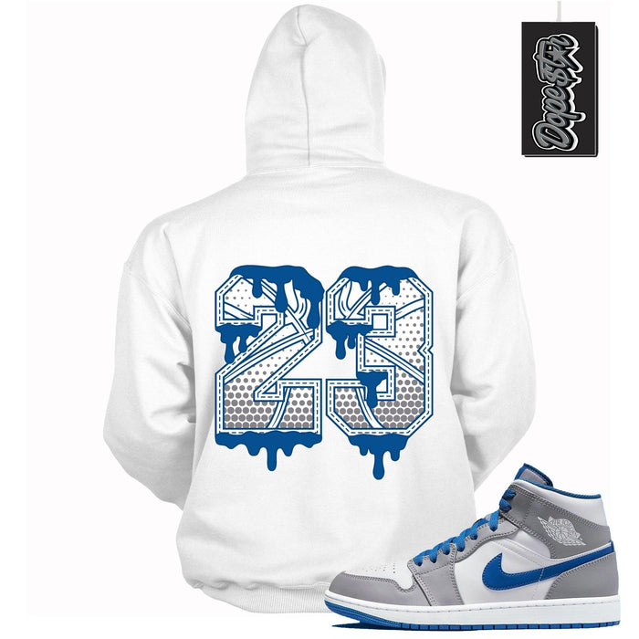 23 Ball Hoodie AJ 1 Mid True Blue photo