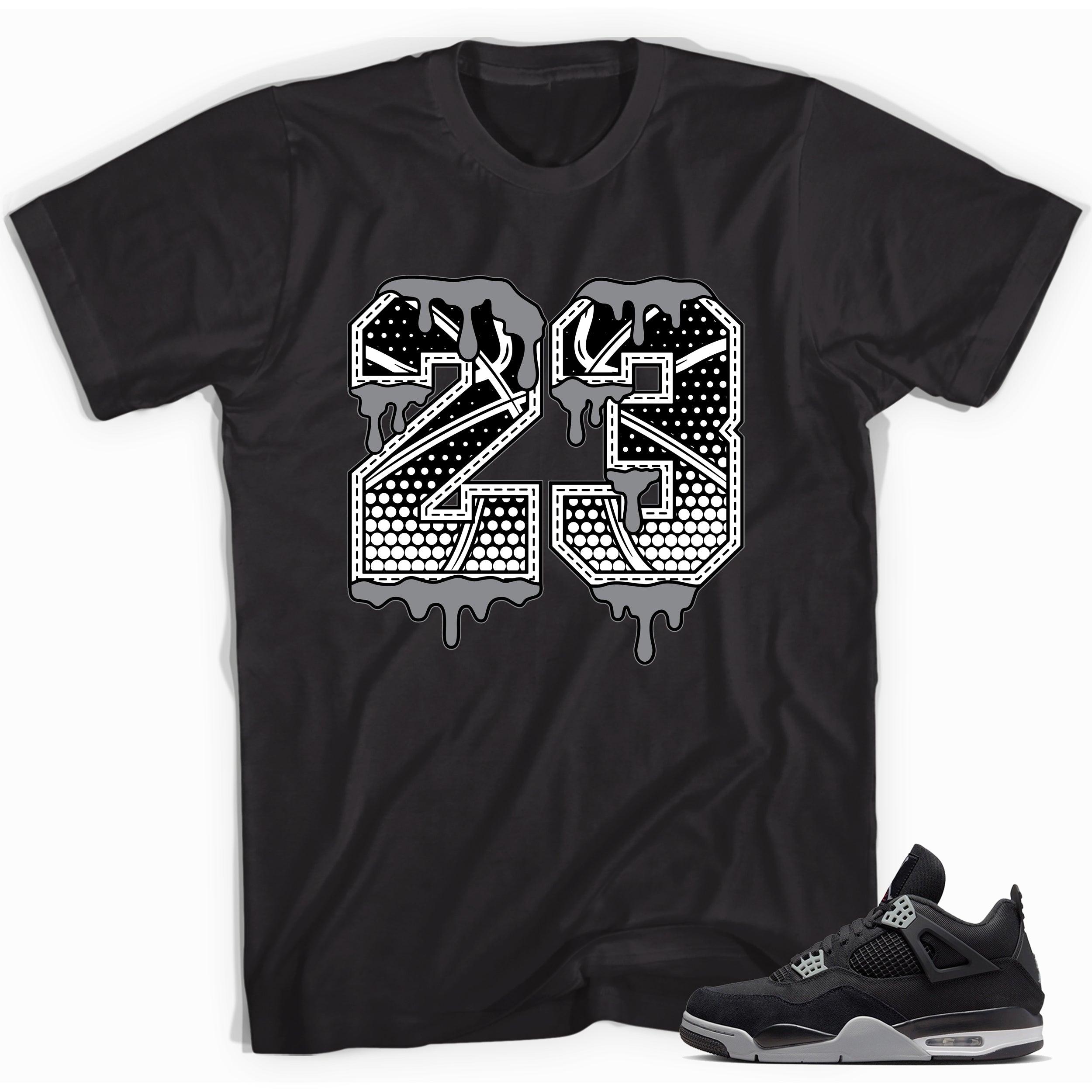 23 Ball Shirt AJ 4 Retro SE Black Canvas photo