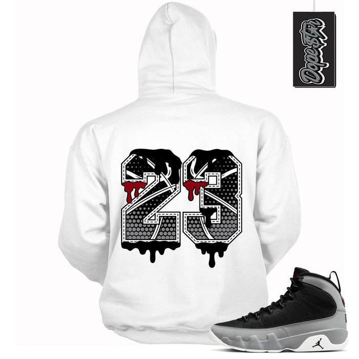 23 Ball Hoodie Air Jordan 9 Particle Grey photo