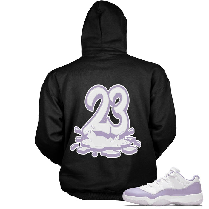Number 23 Melting Hoodie AJ 11 Retro Low Pure Violet photo