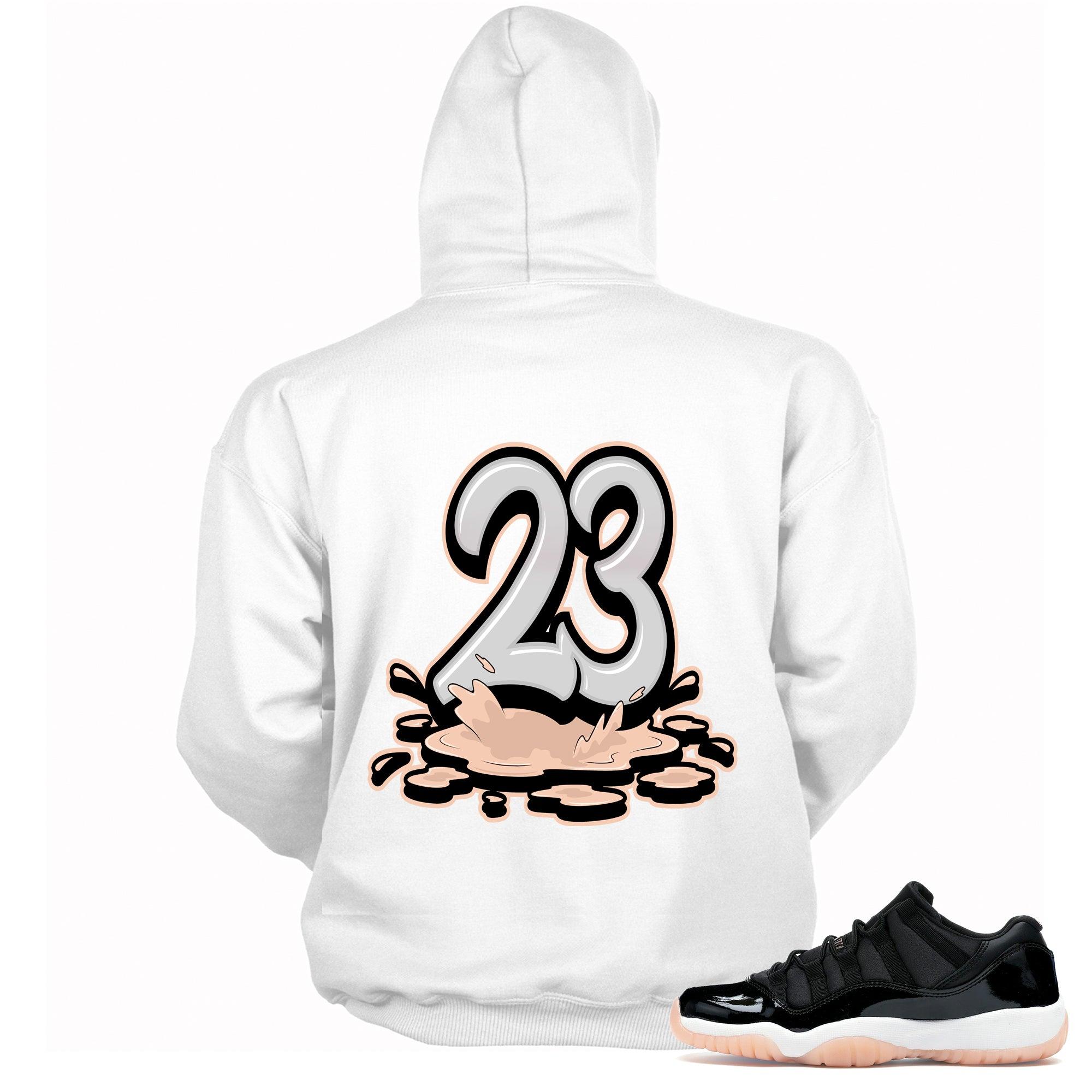 23 Melting Hoodie AJ 11 Retro Low Bleached Coral photo