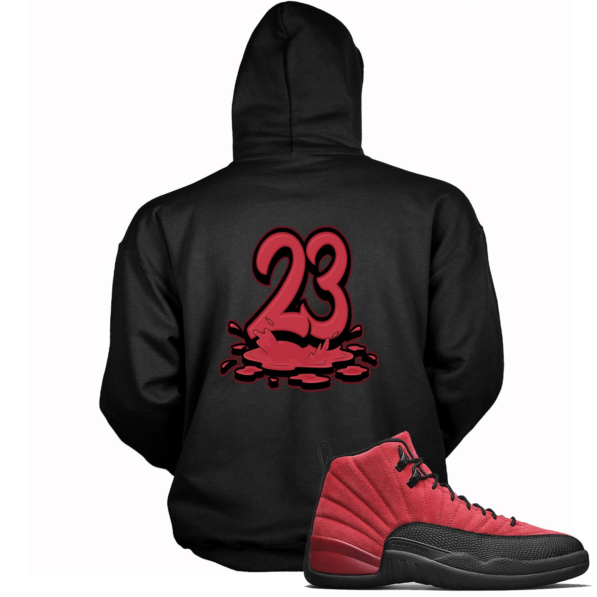 23 Melting Hoodie AJ 12 Retro Reverse Flu Game photo