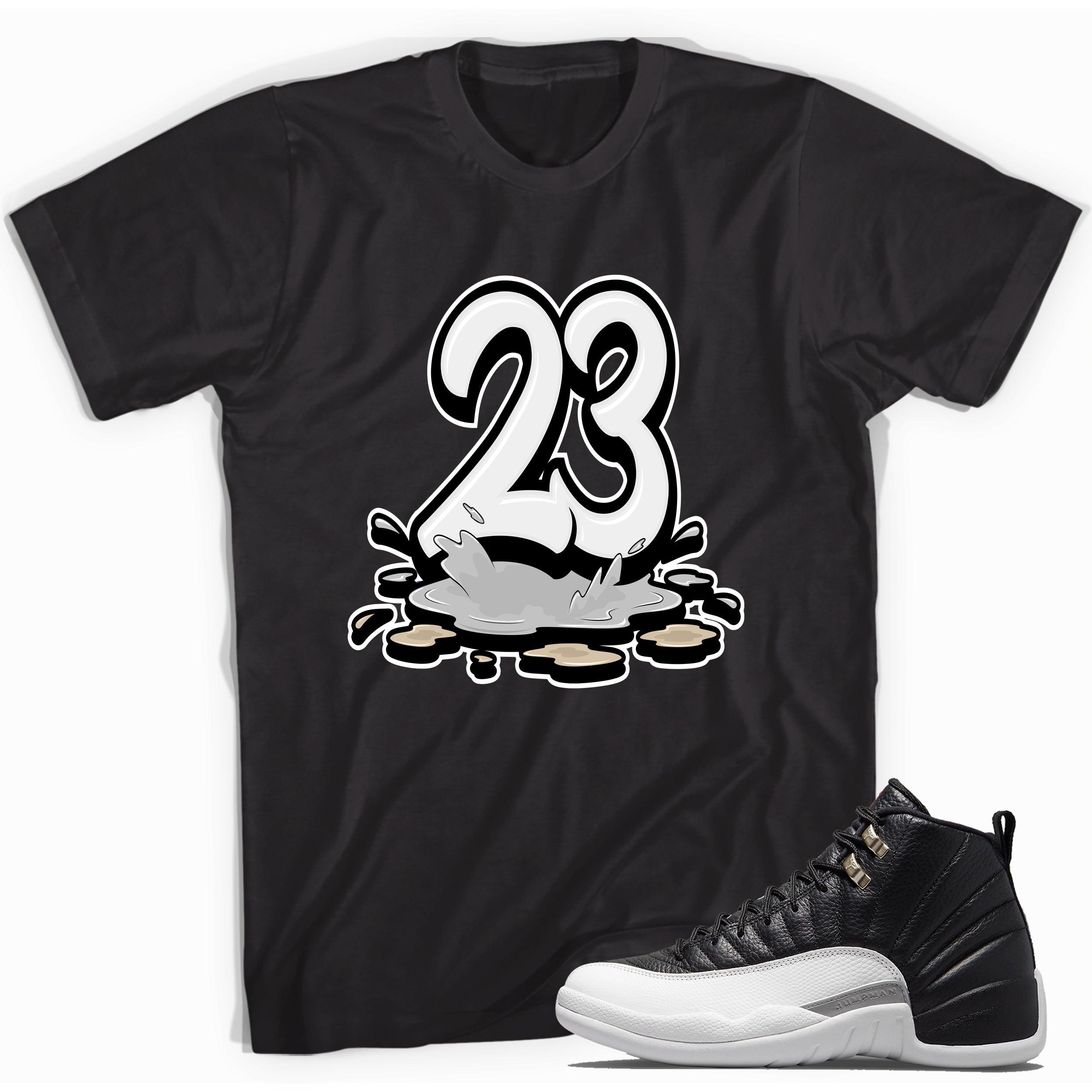 23 Melting Shirt AJ 12 Retro Playoffs photo