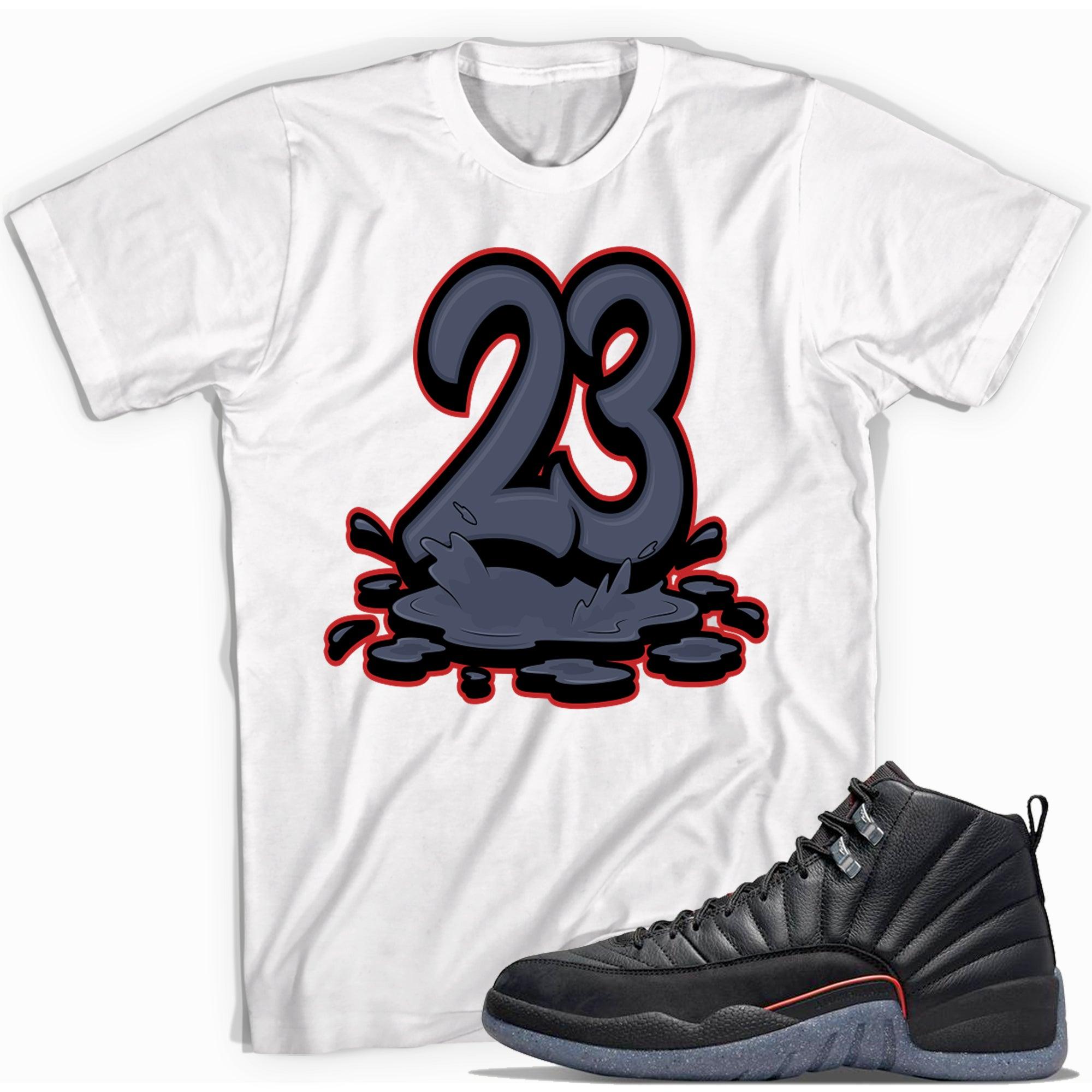Number 23 Melting Shirt AJ 12 Retro Utility Shirt photo 