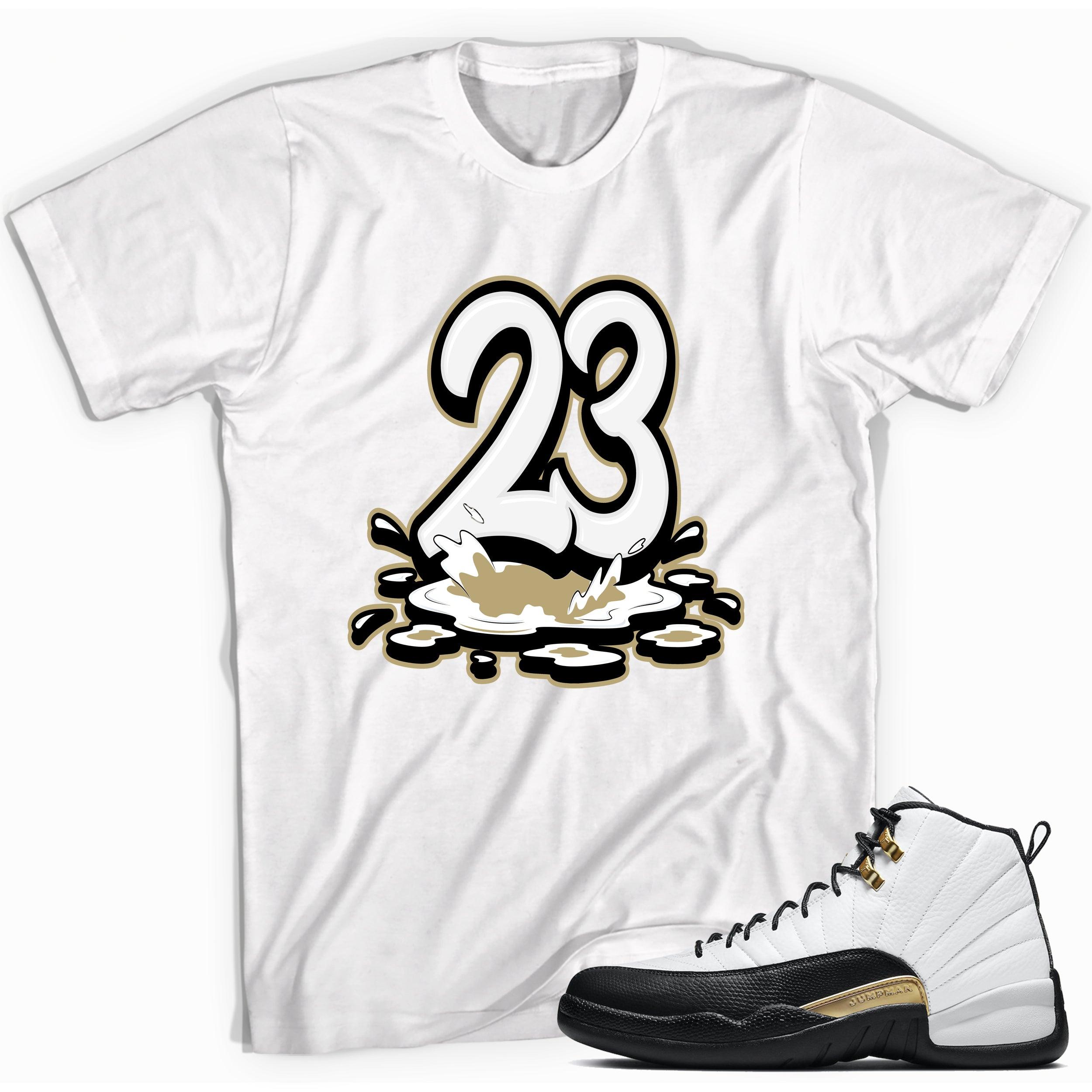 Number 23 Melting Shirt AJ 12 Royalt Taxi photo
