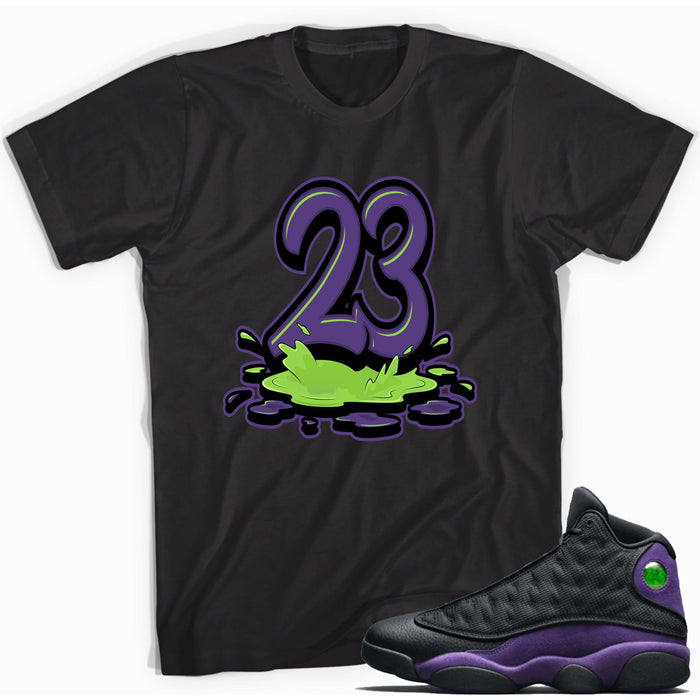 23 Melting Shirt AJ 13 Court Purple photo