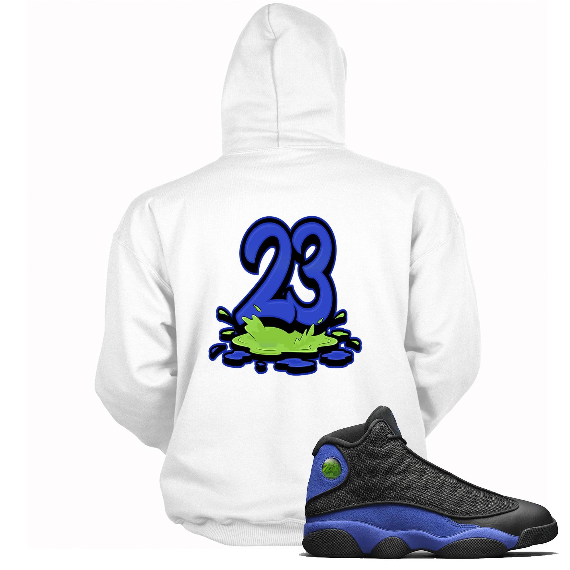 Number 23 Melting Hoodie AJ 13 Hyper Royal photo