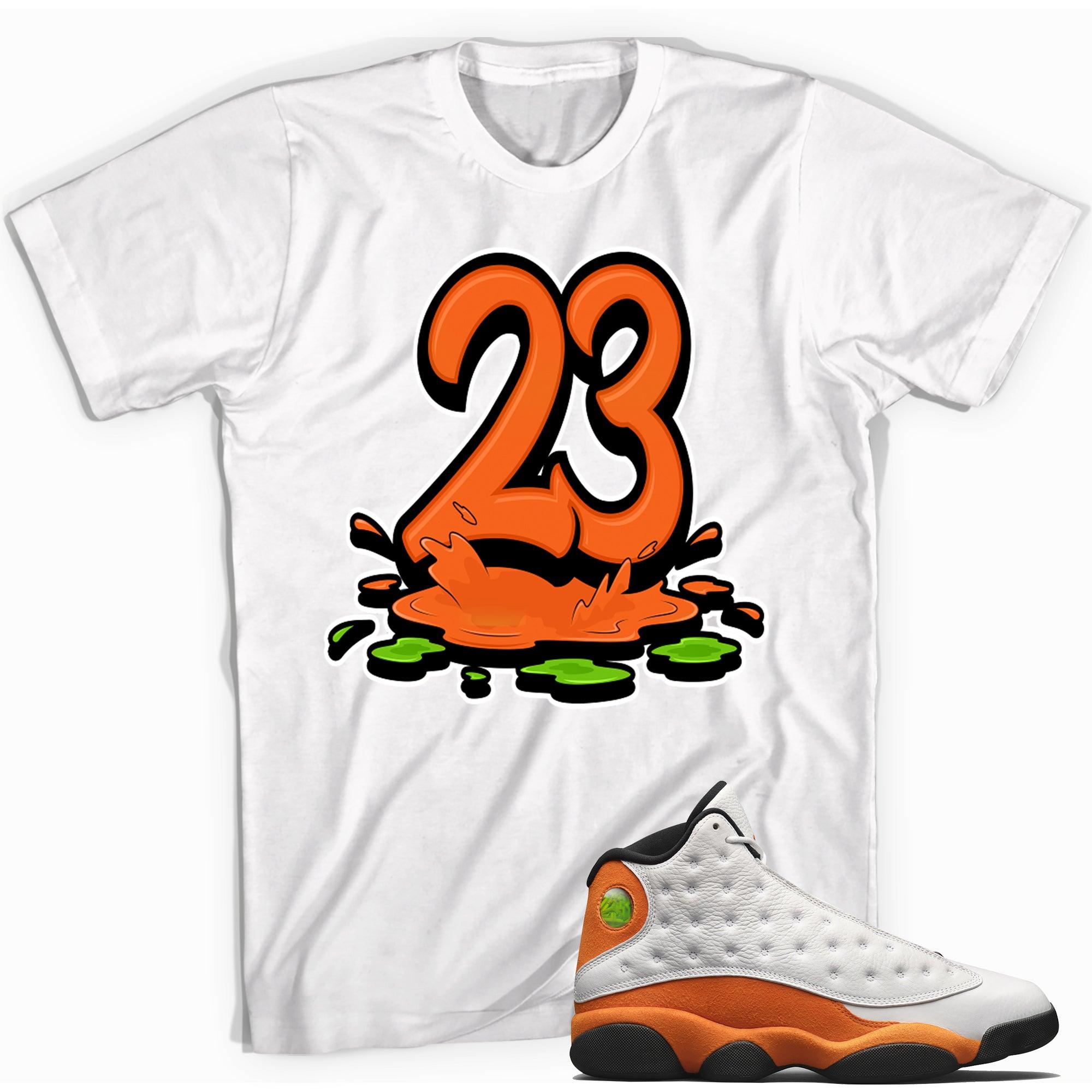 Number 23 Melting Shirt AJ 13 Retro Starfish photo