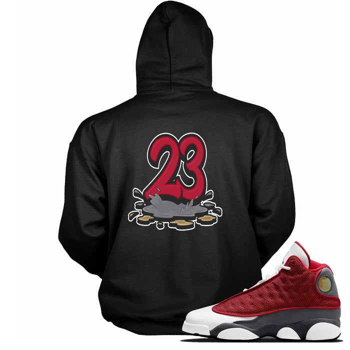 23 Melting Hoodie AJ 13 Red Flint photo