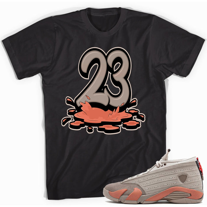 23 Melting Shirt AJ 14 Low Terracotta photo