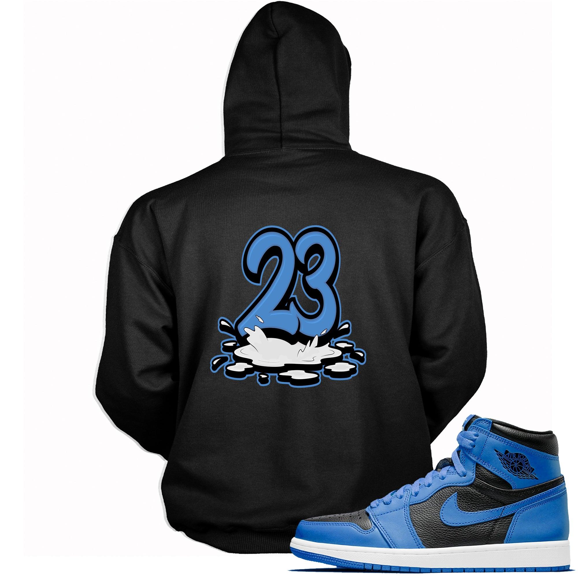Number 23 Melting Hoodie AJ 1 Dark Marina Blue photo