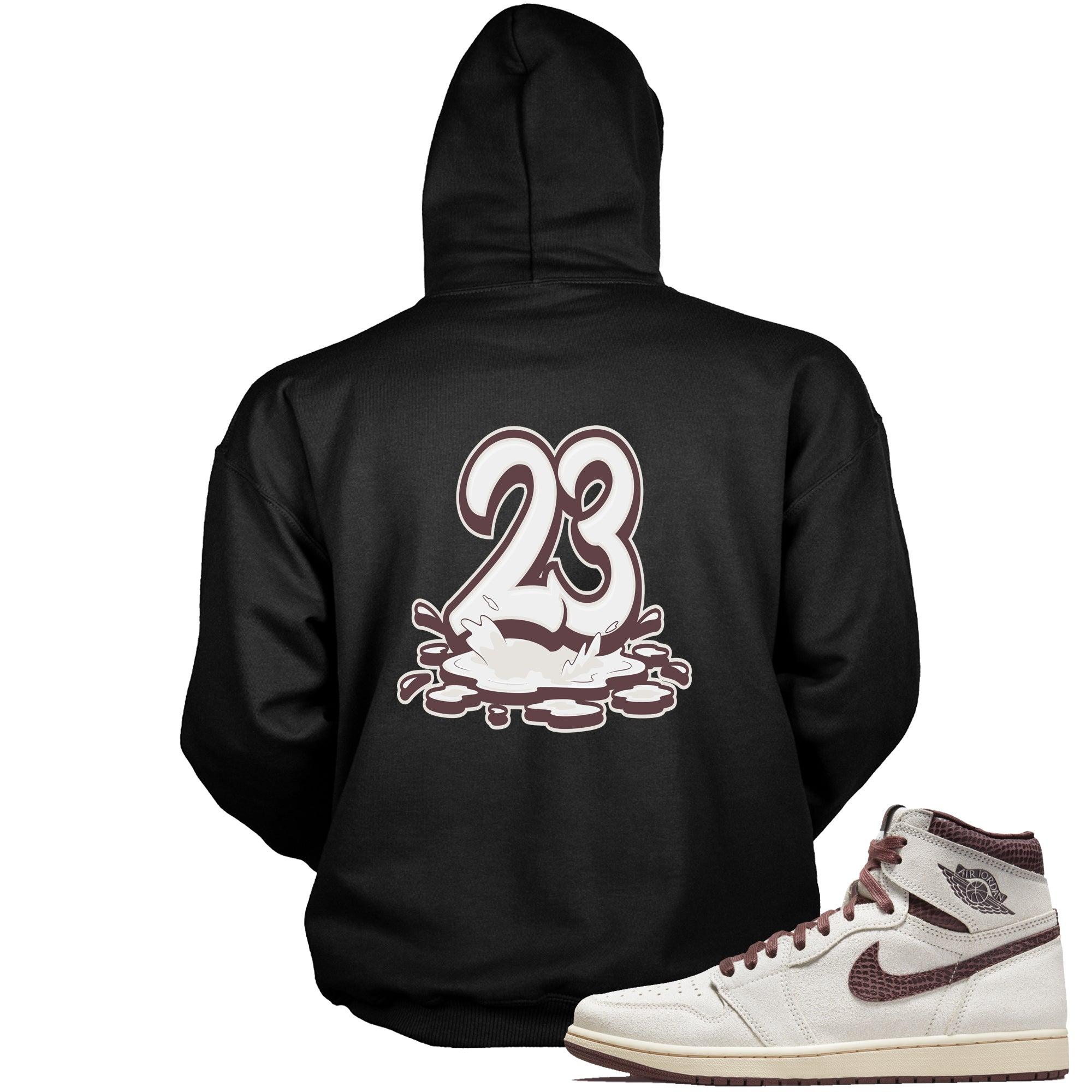 Number 23 Melting Hoodie AJ 1 High OG A Ma Maniére photo