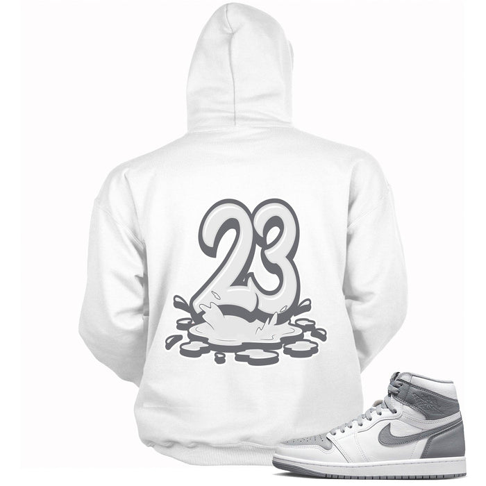 23 Melting Hoodie AJ 1 OG Stealth photo