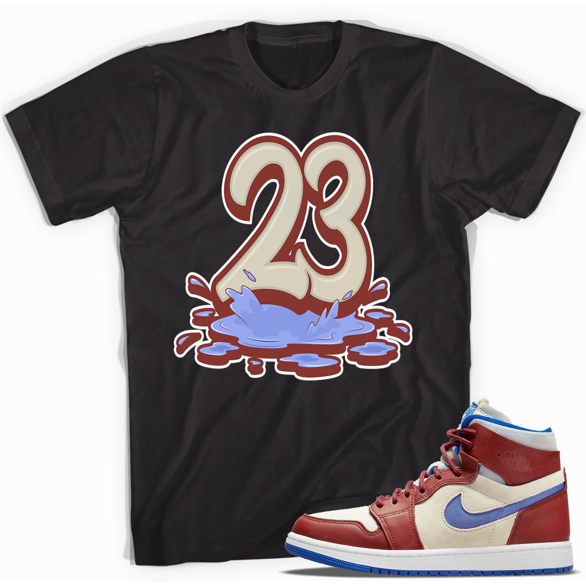 23 Melting Shirt AJ 1 High Zoom Team Red photo