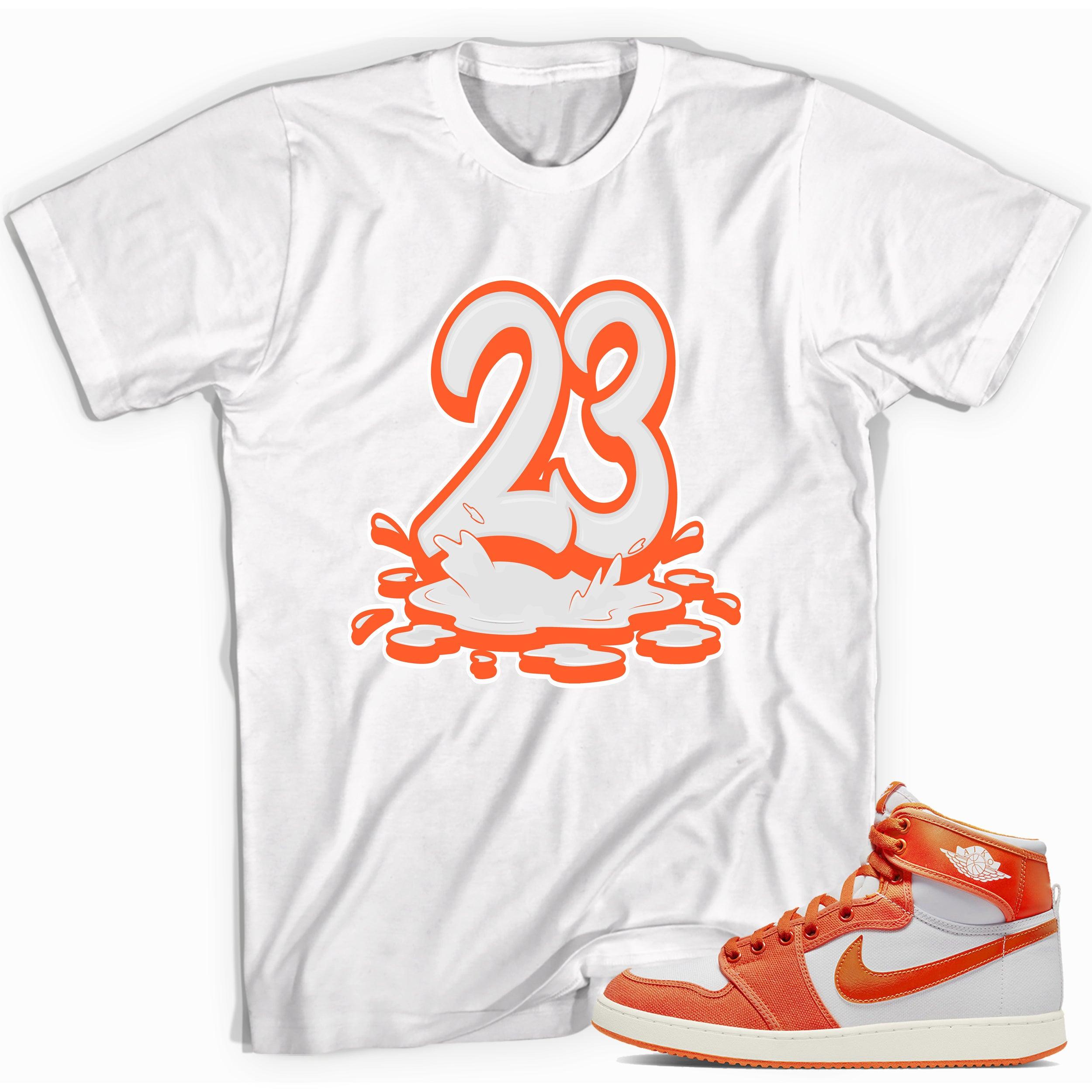 Number 23 Melting Shirt AJ 1s KO Syracuse photo