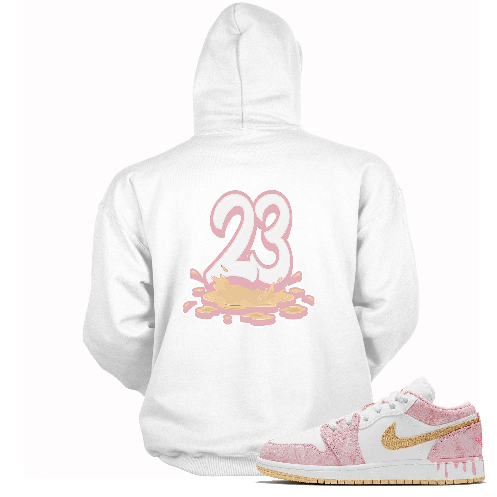23 Melting Hoodie AJ 1 Low Paint Drip photo