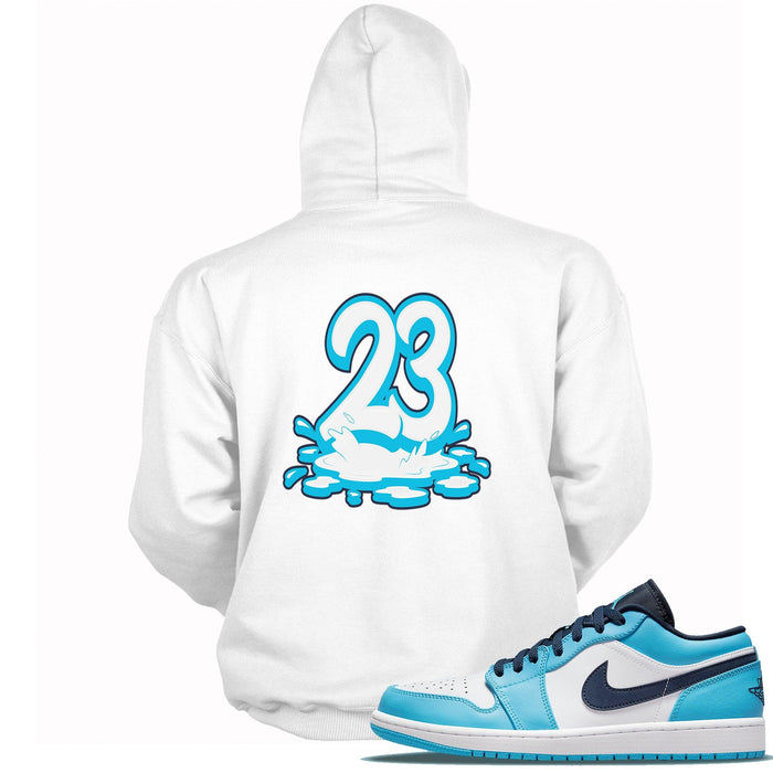 23 Melting Hoodie AJ 1 Low UNC 2021 photo