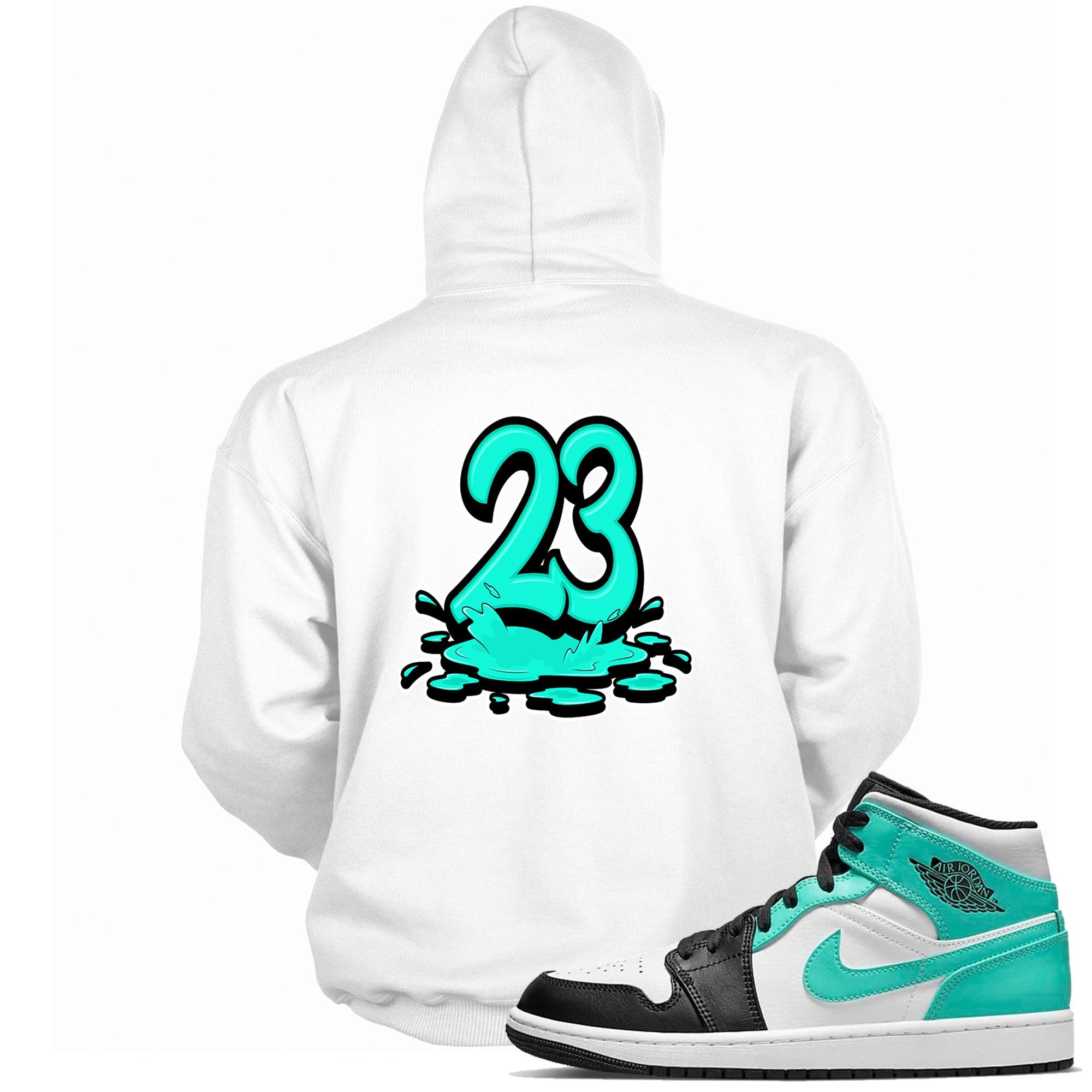 Number 23 Melting Hoodie AJ 1 Mid Tropical Twist Igloo photo
