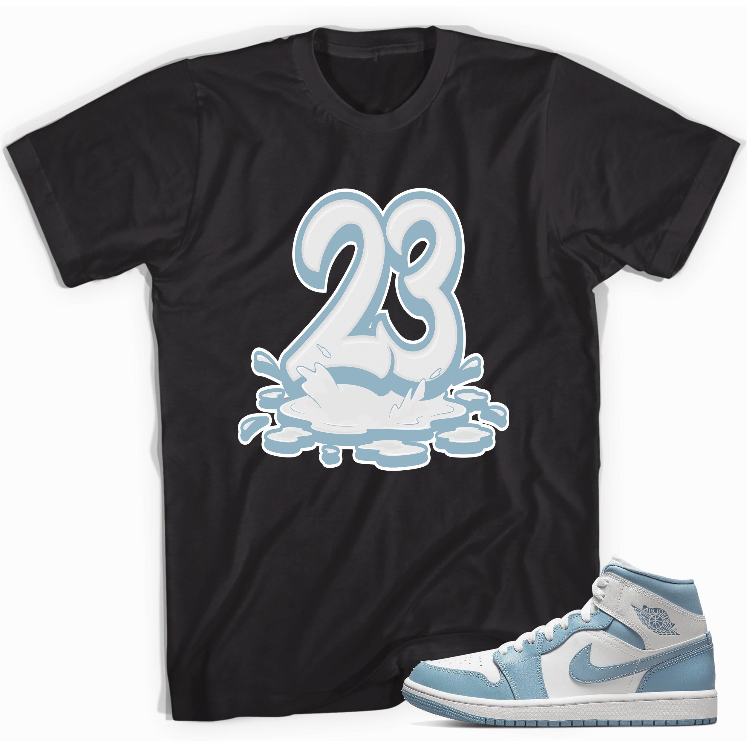 23 Melting Sneaker Tee AJ 1 Mid UNC 2022 photo