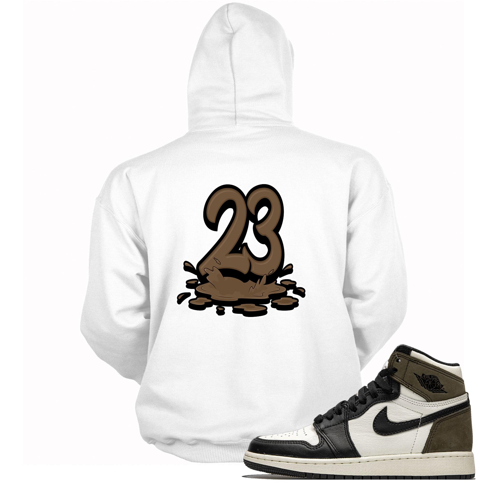 23 Melting Hoodie AJ 1 Retro High Dark Mocha photo