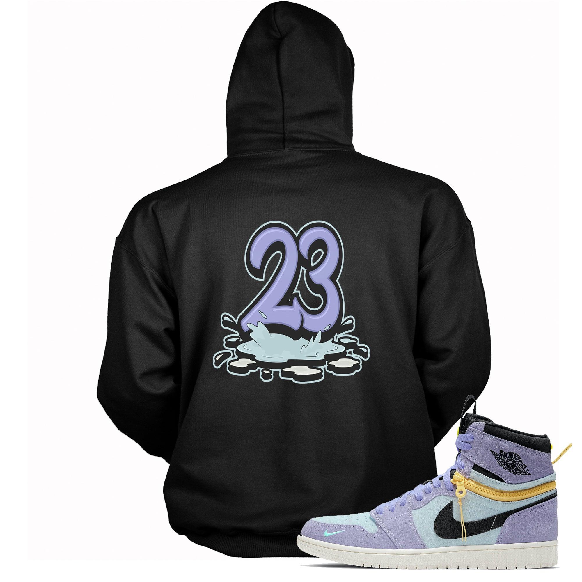 Number 23 Melting Hoodie AJ 1 SWITCH Purple Pulse photo