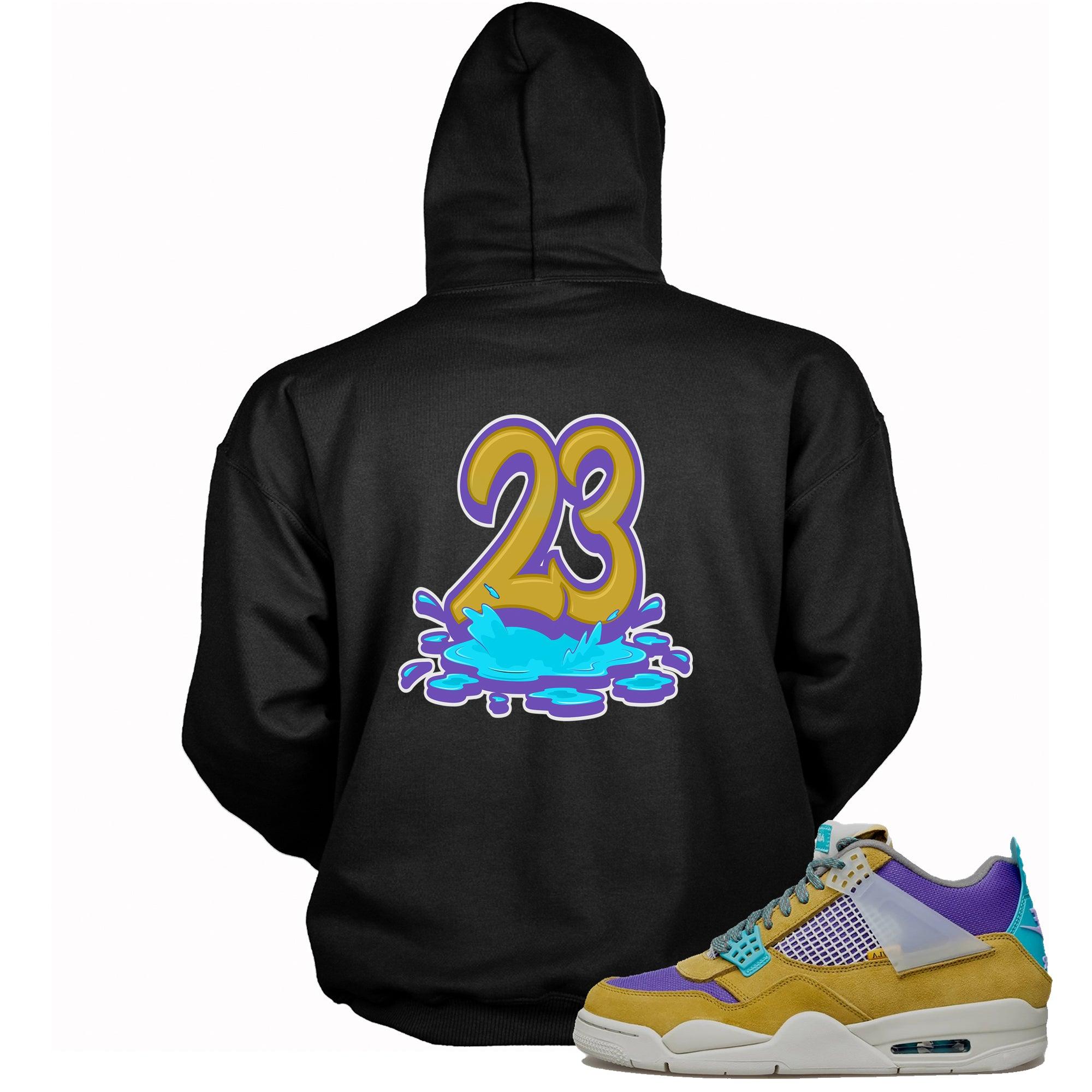 Number 23 Melting Hoodie AJ 4 Retro SP 30th Anniversary Union Desert Moss photo