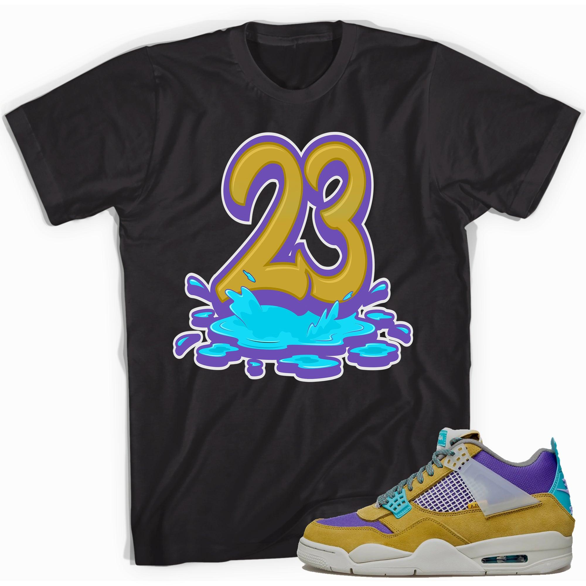 23 Melting Shirt AJ 4 Retro SP 30th Anniversary Union Desert Moss photo