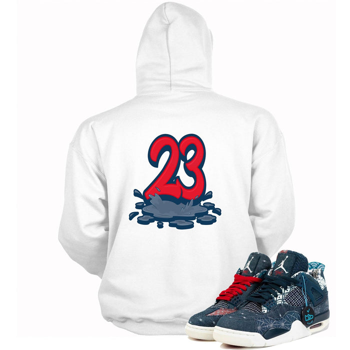 23 Melting Hoodie AJ 4 Deep Ocean photo