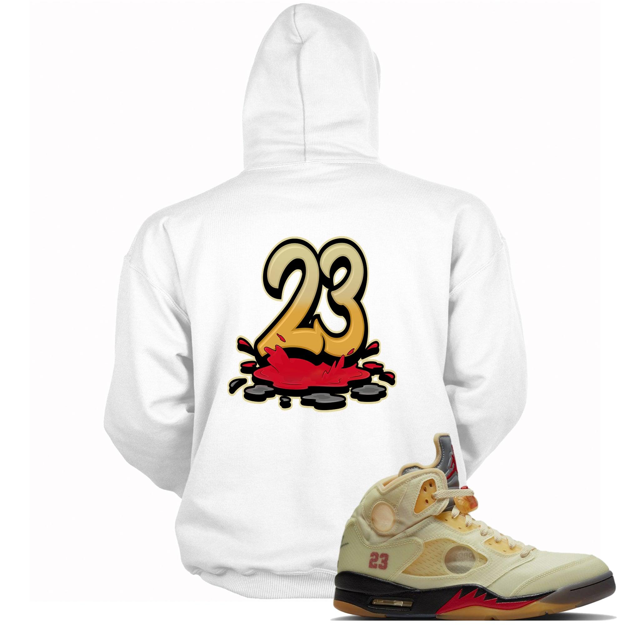 23 Melting Hoodie AJ 5 Off White Sail photo