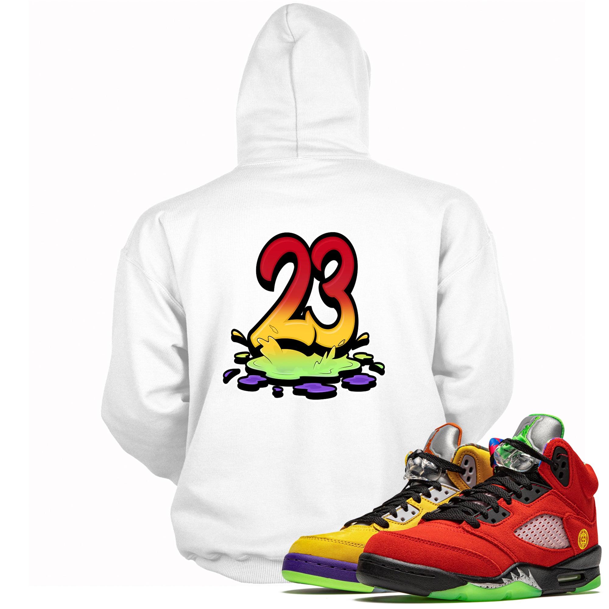 23 Melting Hoodie AJ 5 What The photo