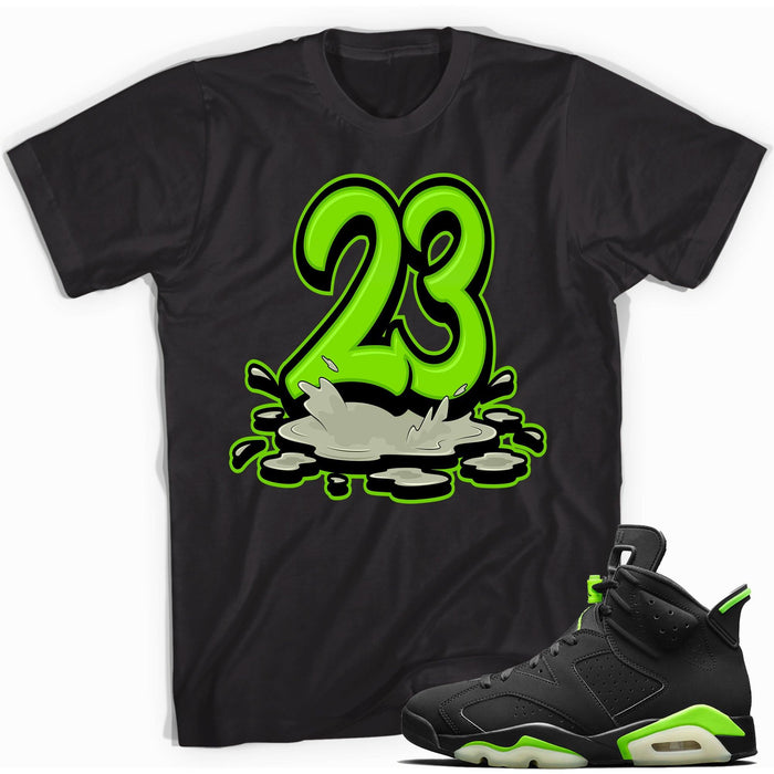 23 Melting Shirt AJ 6 Retro Electric Green photo