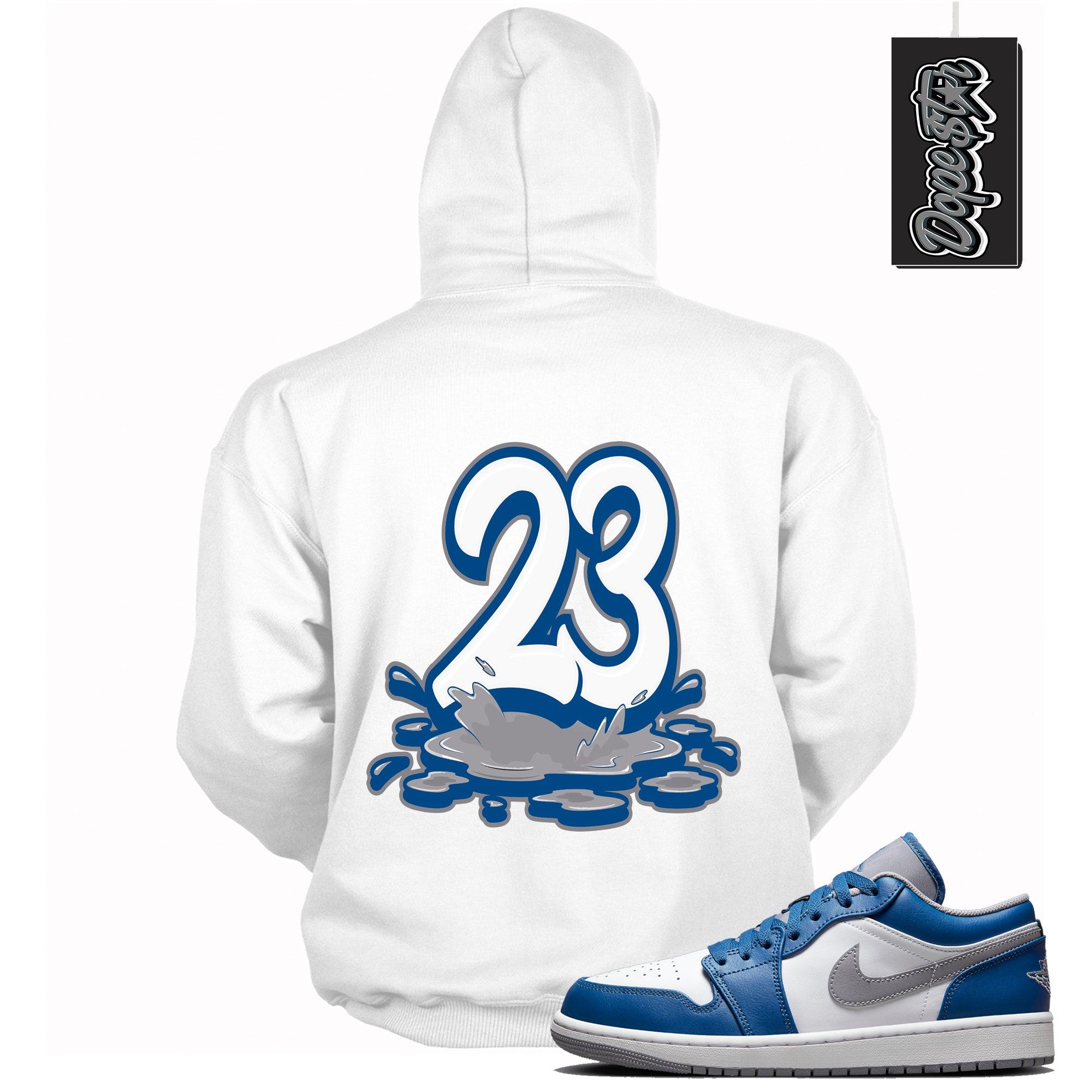 23 Melting Hoodie AJ 1 Low True Blue photo