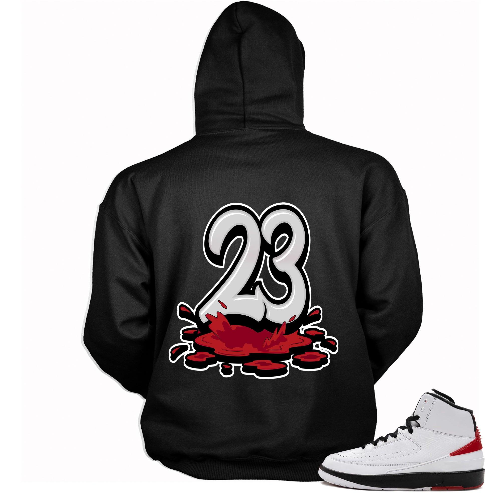 Number 23 Melting Hoodie AJ 2 Retro OG Chicago photo
