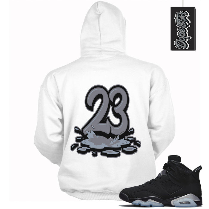 23 Melting Hoodie Air Jordan 6 Retro Chrome photo
