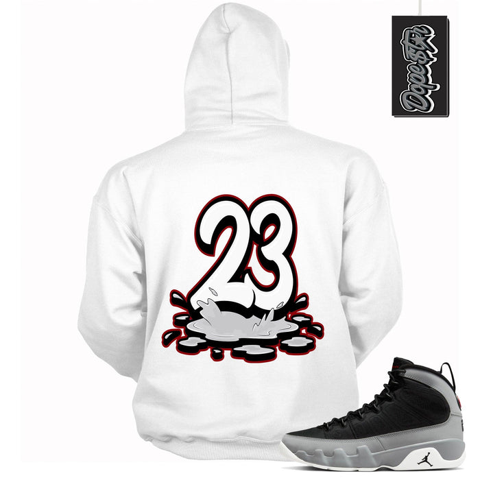 23 Melting Hoodie Air Jordan 9 Particle Grey photo