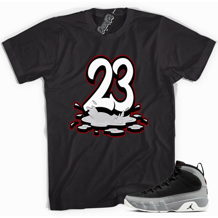 Number 23 Melting Shirt Air Jordan 9 Particle Grey photo